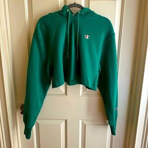 Champion Women’s Reverse Weave Cropped Cut-Off Hoodie